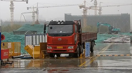 渣土車未沖洗識別